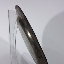 pewter charger - side